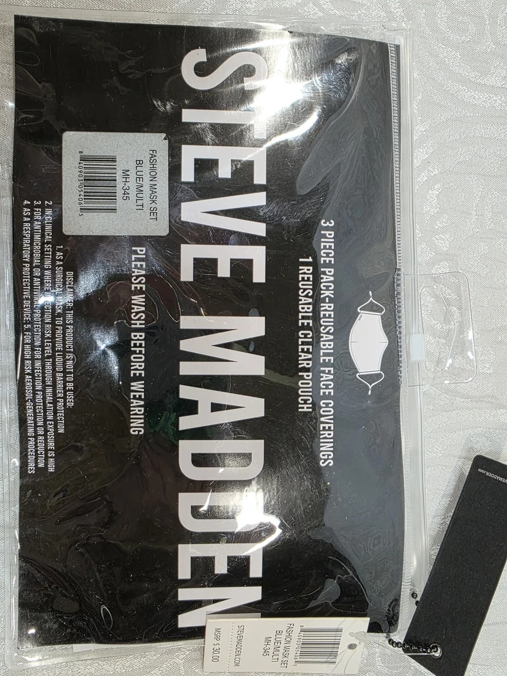 Steve Madden Face Mask Trio